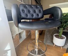 High bar stool pair