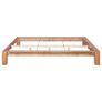 Bed Frame Solid Oak Wood 160x200 cm Image 6