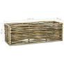 Raised Garden Raised Bed 120x40x40 cm Hazel Wood Image 2
