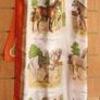 Equine Pony Equestrian Horse Orange with print Large Scarf Image 9