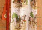 Equine Pony Equestrian Horse Orange with print Large Scarf