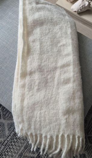 Brand new off white Ikea throw