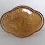 TRAY - Art deco - Amber Glass - Butterflies Image 2
