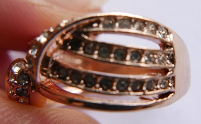 Vintage 18K GP Gold Plated Ring size K