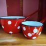 2 x Enamel Pots Image 2