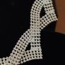 M&S silver tone ball chain collar necklace Image 3
