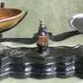 Vintage Libra Scale Co. Made In England Black & Gold Balance Weighing Scales Kitchen Baking Cast Iron Brass Metalware Heavy Antique Image 9