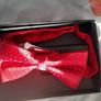 6th sense brand new red patterned bow tie Image 6