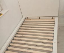 IKEA MALM Single Bed Frame White with Slatted Base