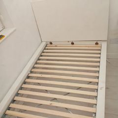 IKEA MALM Single Bed Frame White with Slatted Base