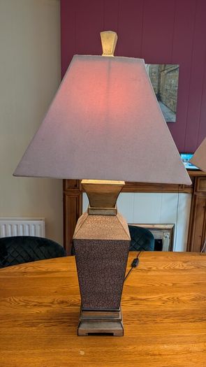 Designer Tuscan Table Lamps x 2