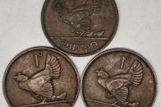 Ireland 1952 1935 1937 1d Penny Lot All Nice Grade