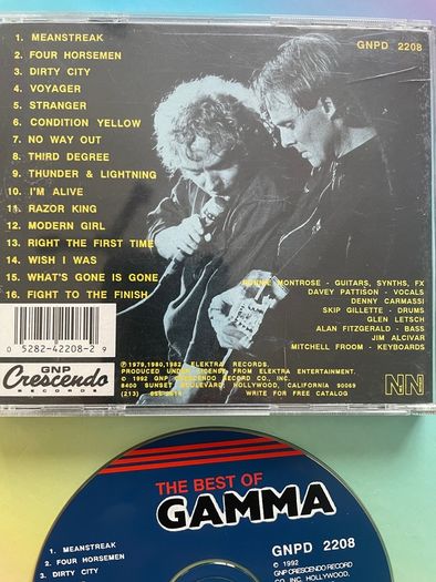 Gamma - Gamma 4 + Best of Gamma (Ronnie Montrose)