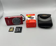 Canon IXUS 160 20MP Digital Camera Red - Full Kit