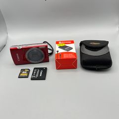 Canon IXUS 160 20MP Digital Camera Red - Full Kit
