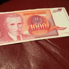 Yugoslavia Banknote - 1000 Dinara 1992