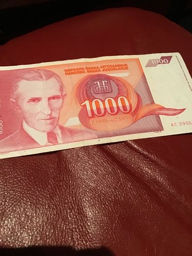 Yugoslavia Banknote - 1000 Dinara 1992