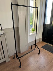 Clothes rail on wheels