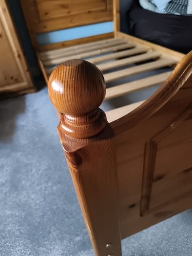 Single Pine Bed