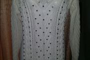 Next cream long knitwear jumper size UK12/14 EUR40/42 Postage included
