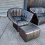 Ligne Roset Moel 3.2.1 And Footstool Sofa By Inga Sempe  1970s Image 5