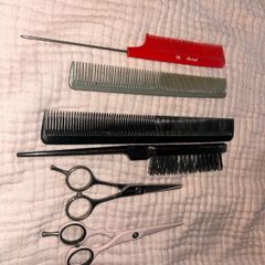 professional cutting scissors and combs