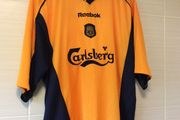 Liverpool Jersey. Official Reebok Mens Away Jersey. Season 2000/2001. True Vintage From The Time. Not A Modern Day Remake.