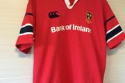 Munster Jersey. Season 2002/2003. Official Canterbury Mens Munster Home Rugby Jersey. Authentic Original From 2002. Not A Modern Day Remake.