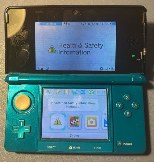 Nintendo 3DS Aqua Blue