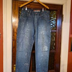 Vintage  Paint splattered  Denim