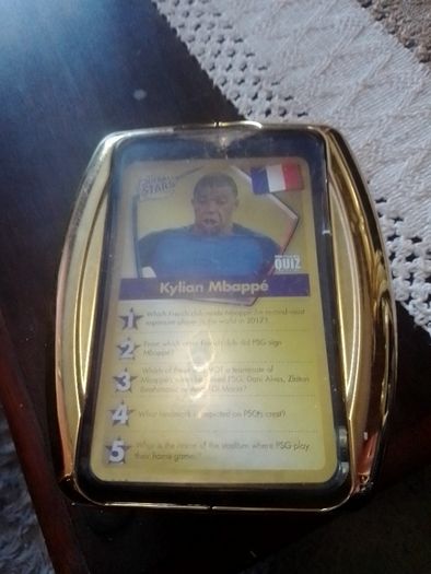 world football stars Top Trumps quiz not brand new