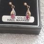 ladies 9ct gold earrings Image 10