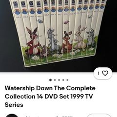 Complete boxset of Watership Down