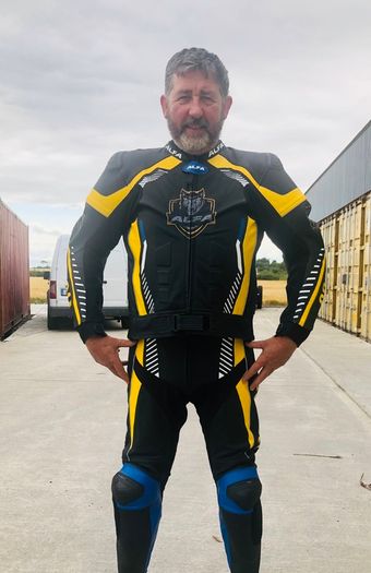 ALFA Vega 2piece Motorcycle Leather Suits - XS to 7XL