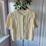 cardigan Bnwot statement lemon short sleeve cardigan size 12 Image 2
