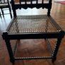 Anglo Indian Ceylonese Solid Ebony wood dining table & chairs Image 10