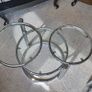 glass top coffee table Image 3