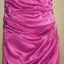 satin look dress with crystals Sizes available s and m Image 6