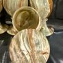6 Hand Carved Natural Afghanistan Jade Goblet. Image 5