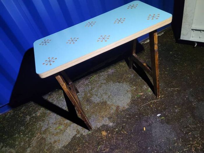 retro pub tables x 2