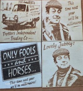 Only Fools & Horses Themed Coaster Set