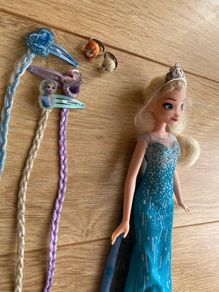 frozen doll and accessories