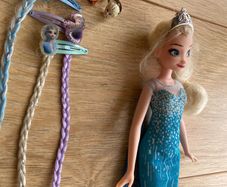 frozen doll and accessories