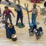 Vintage Lead Metal Farm Bundle Animals, People & Equipment Image 2
