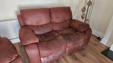 2 seater and Armchair recliner