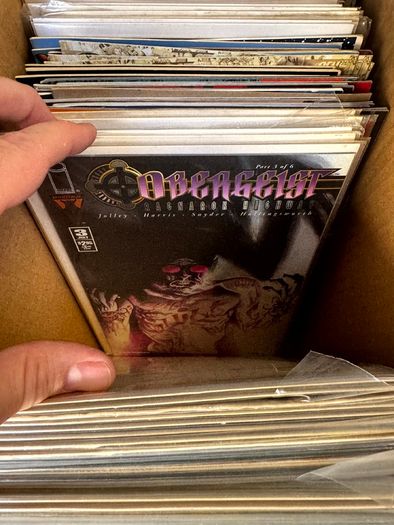 Image & Top Cow Long Comic Box w 320 comics for Sale