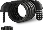 Bike Lock 1500mm x 12mm, Bike Cable Lock High Security, with 5-Digit Combination Code, Long Bicycle Locker Combination for Bike Cycle, Moto, Scooter, Door, Gate, Fence Brand: ValueMax
