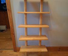 Rare IKEA VARDE Solid Beech Wall Shelving Unit
