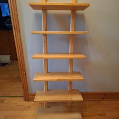 Rare IKEA VARDE Solid Beech Wall Shelving Unit