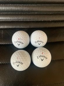 (4) Callaway ChromeTour golf balls